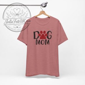 Dog Mom Paw Print T Shirt joliefeteuk.com 1