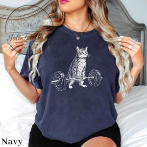 Comfort Colors® Funny Cat Gym Shirt 5 Comfort Colors%C2%AE Funny Cat Gym Shirt joliefeteuk.com 1