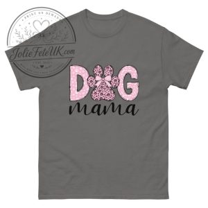 Pink Paw Print with Bow, Pet Lover Tee 5 Pink Paw Print with Bow Pet Lover Tee joliefeteuk.com 1