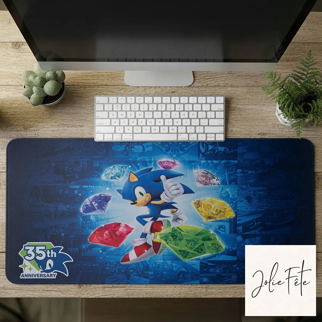 Sonic The Hedgehog Gaming Desk Mat, 35th Anniversary RGB Mouse Pad 12 Sonic The Hedgehog Gaming Desk Mat, 35th Anniversary RGB Mouse Pad