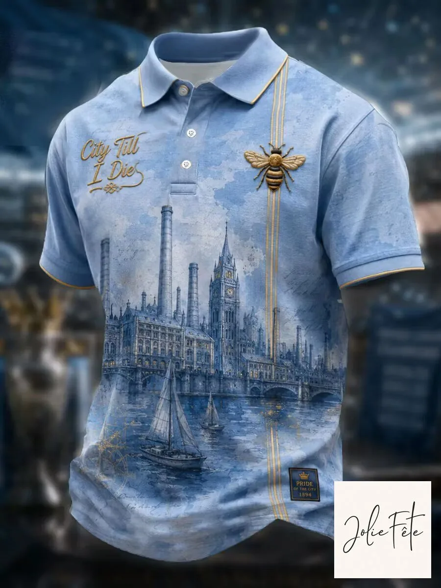 Manchester City Football Club Bee Emblem Polo Shirt 5 Manchester City Football Club Bee Emblem Polo Shirt