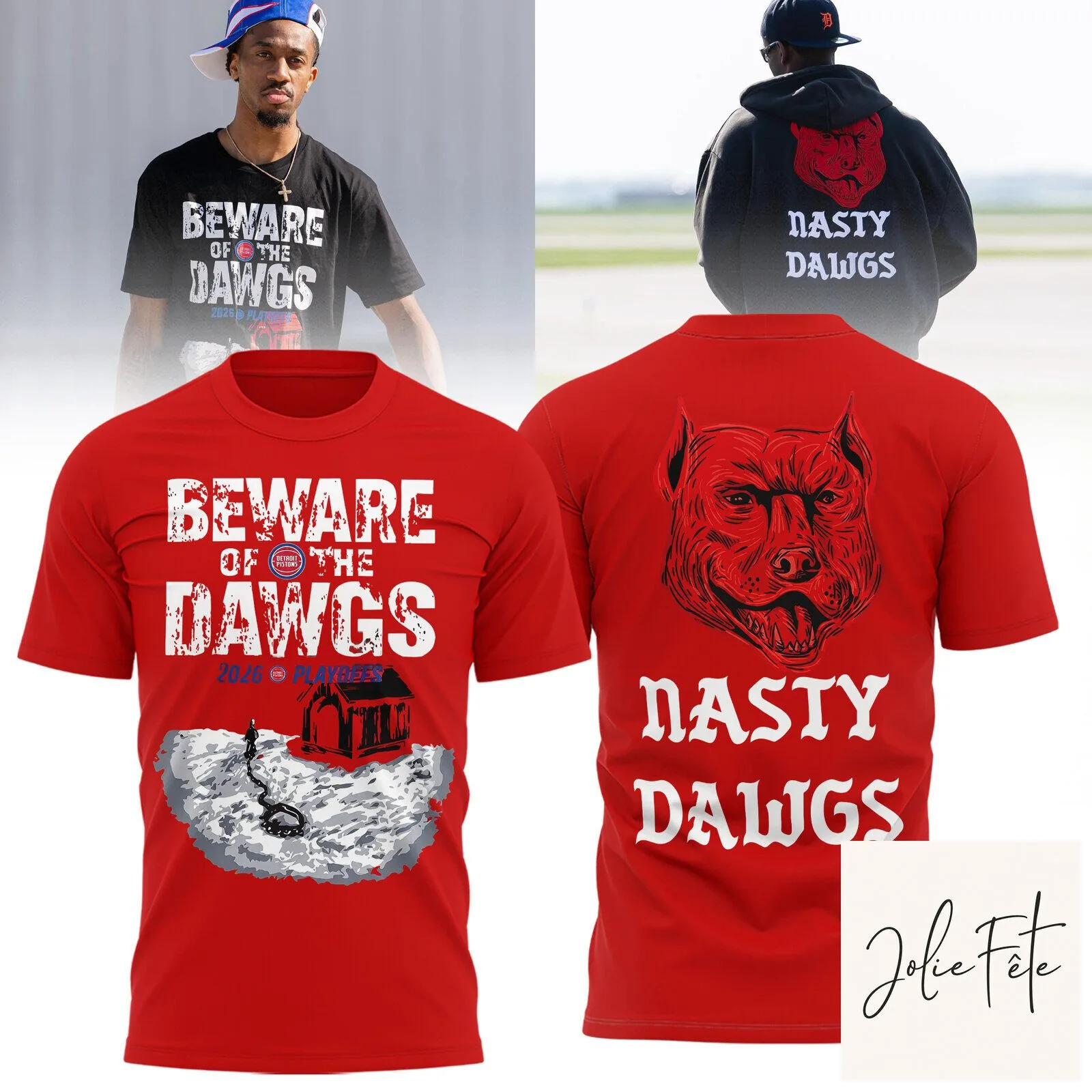 D.Pistons BEWARE OF THE DAWGS Shirt - Exclusive Limited Edition Design