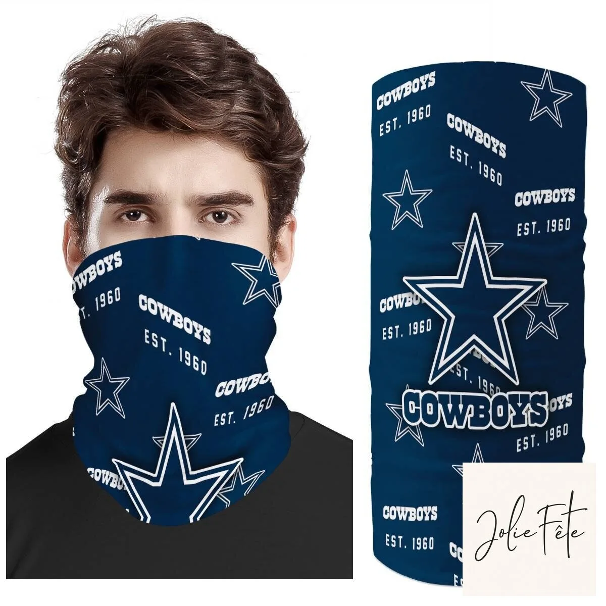 Dallas Cowboys Football Team Logo Neck Gaiter Face Cover