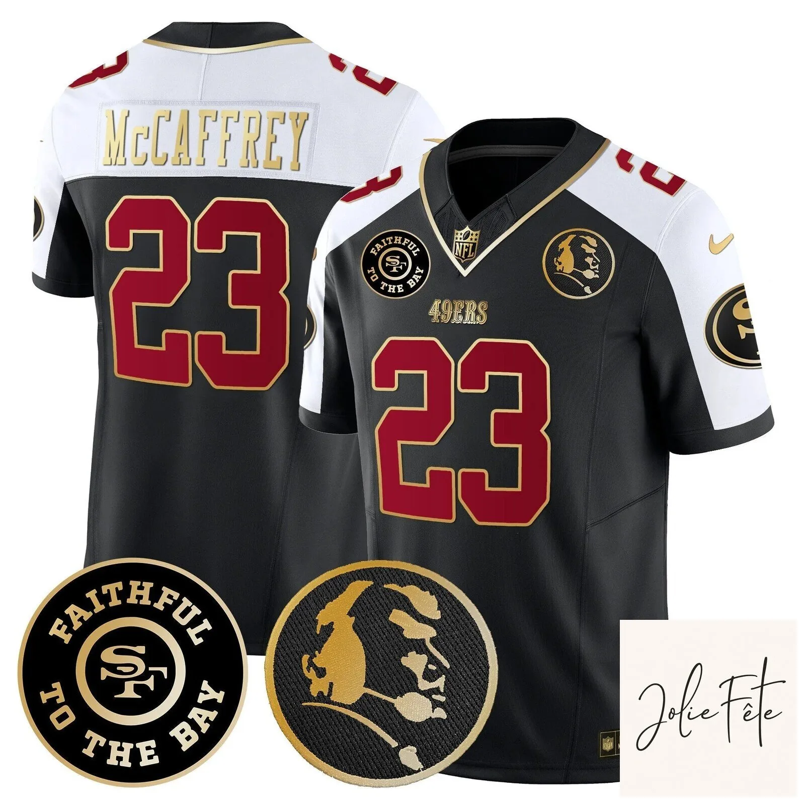 John Madden Vapor Football Jersey for Christian McCaffrey - San Francisco 49ers