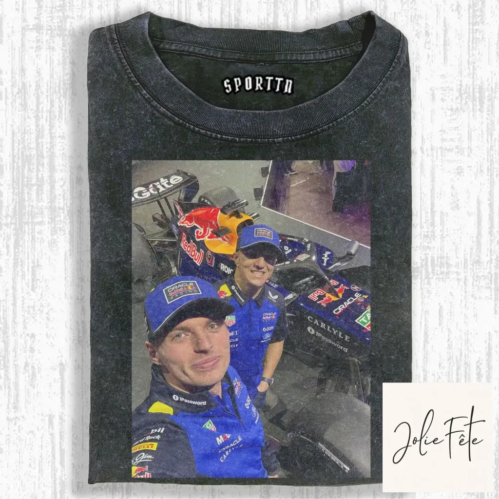 Red Bull Racing Team T-Shirt featuring Max Verstappen for Formula One fans