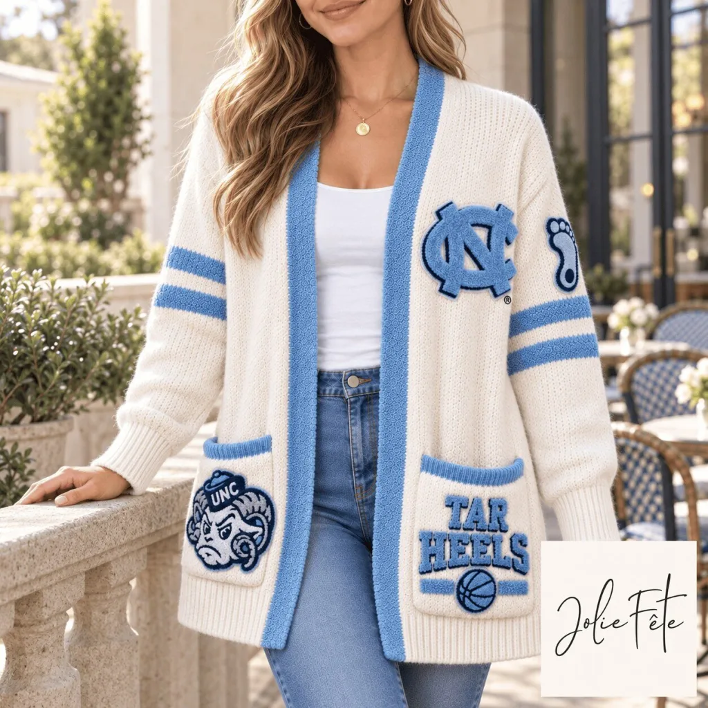 University of North Carolina Tar Heels Women's Open Front Cardigan University of North Carolina Tar Heels Women's Open Front Cardigan