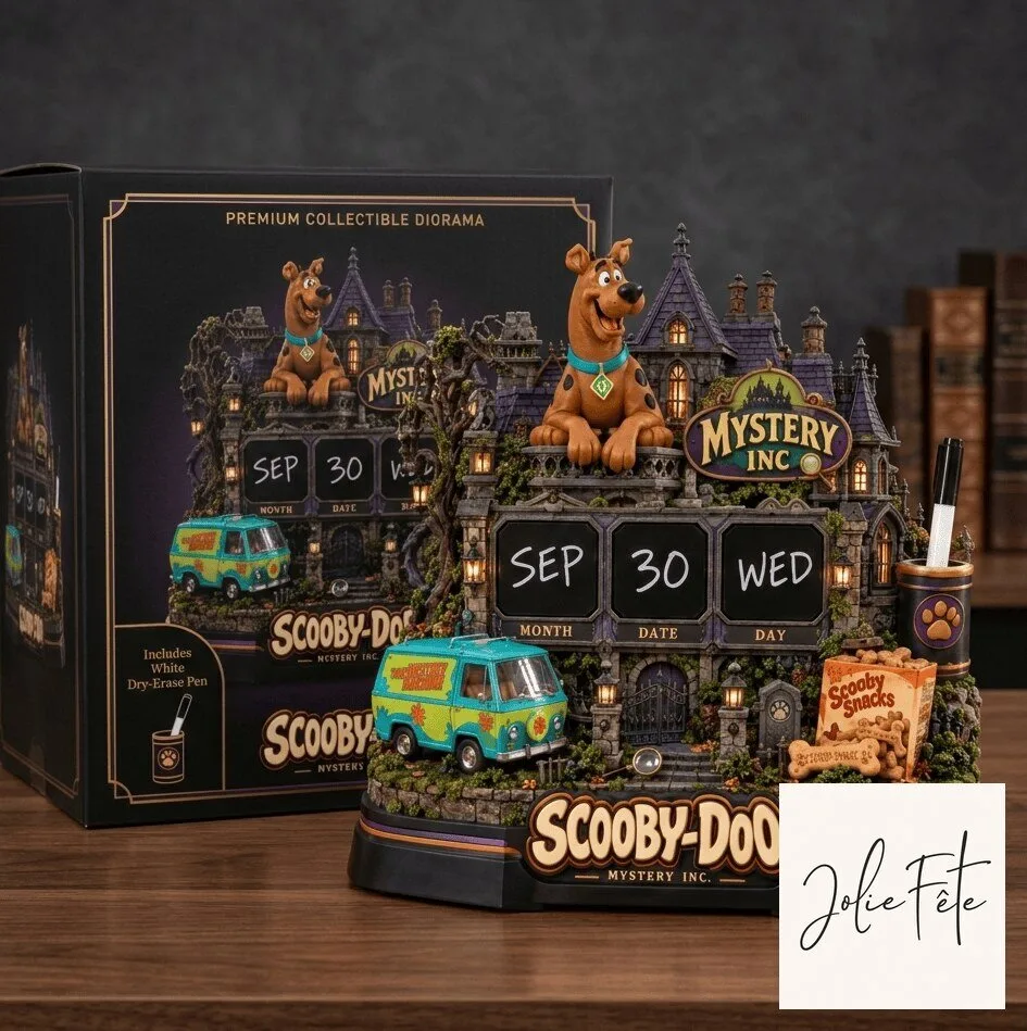 Scooby-Doo Mystery Inc. Perpetual Calendar with Dry-Erase Pen