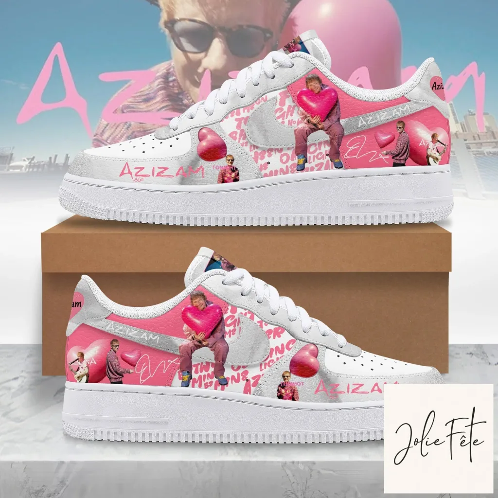 Azizam Custom Designed White Fashion Sneakers Azizam Custom Designed White Fashion Sneakers