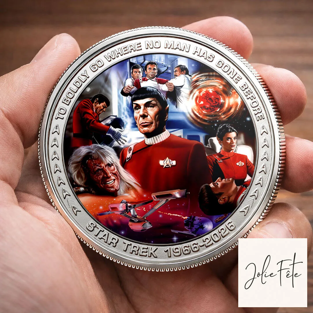 Star Trek 60th Anniversary Gold Plated Commemorative Coin 8 Star Trek 60th Anniversary Gold Plated Commemorative Coin