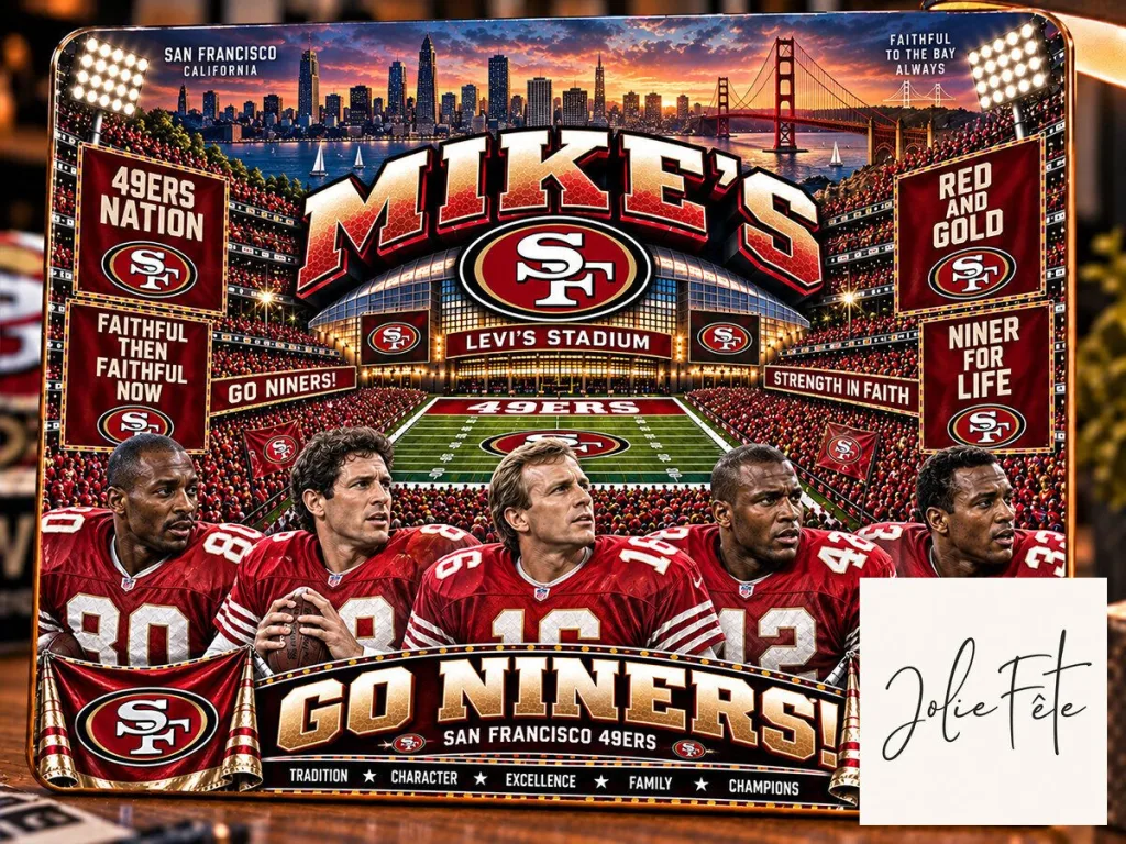 San Francisco 49ers Levi's Stadium Football Team Personalized Wall Art San Francisco 49ers Levi's Stadium Football Team Personalized Wall Art