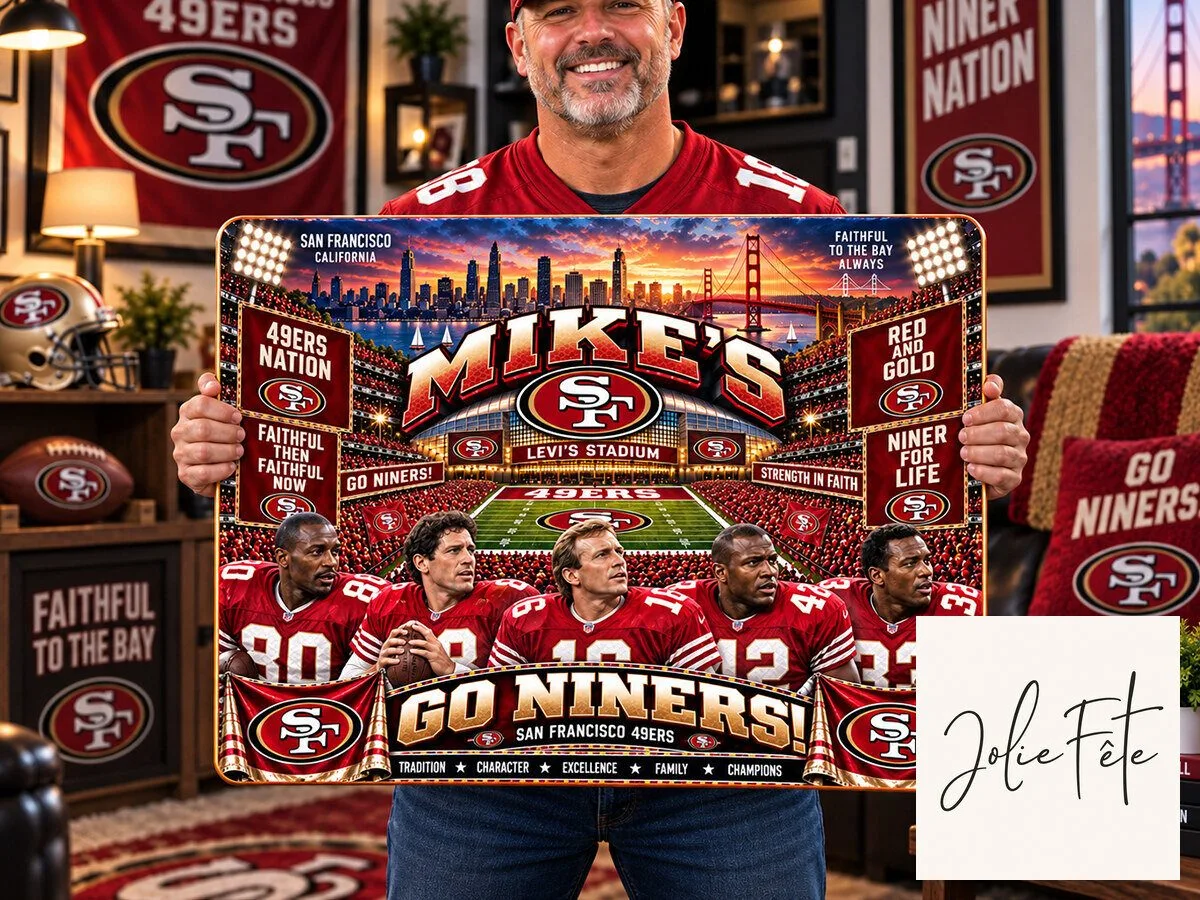San Francisco 49ers Levi's Stadium Football Team Personalized Wall Art 6 San Francisco 49ers Levi