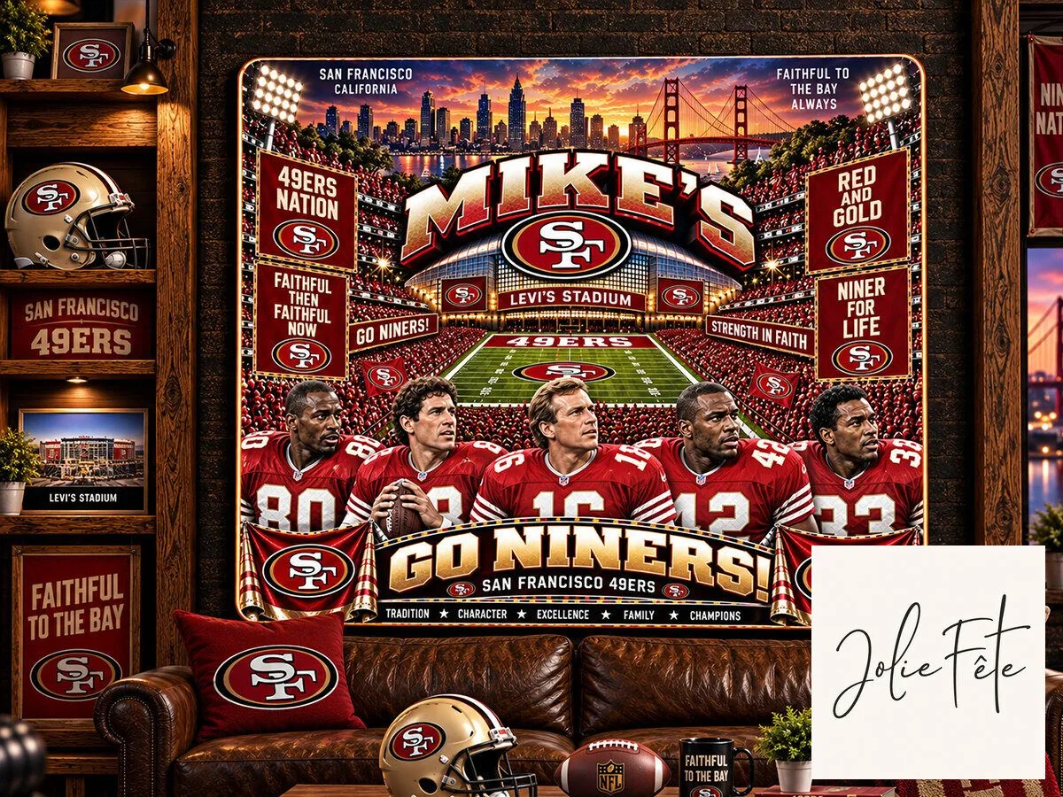 San Francisco 49ers Levi's Stadium Football Team Personalized Wall Art 7 San Francisco 49ers Levi