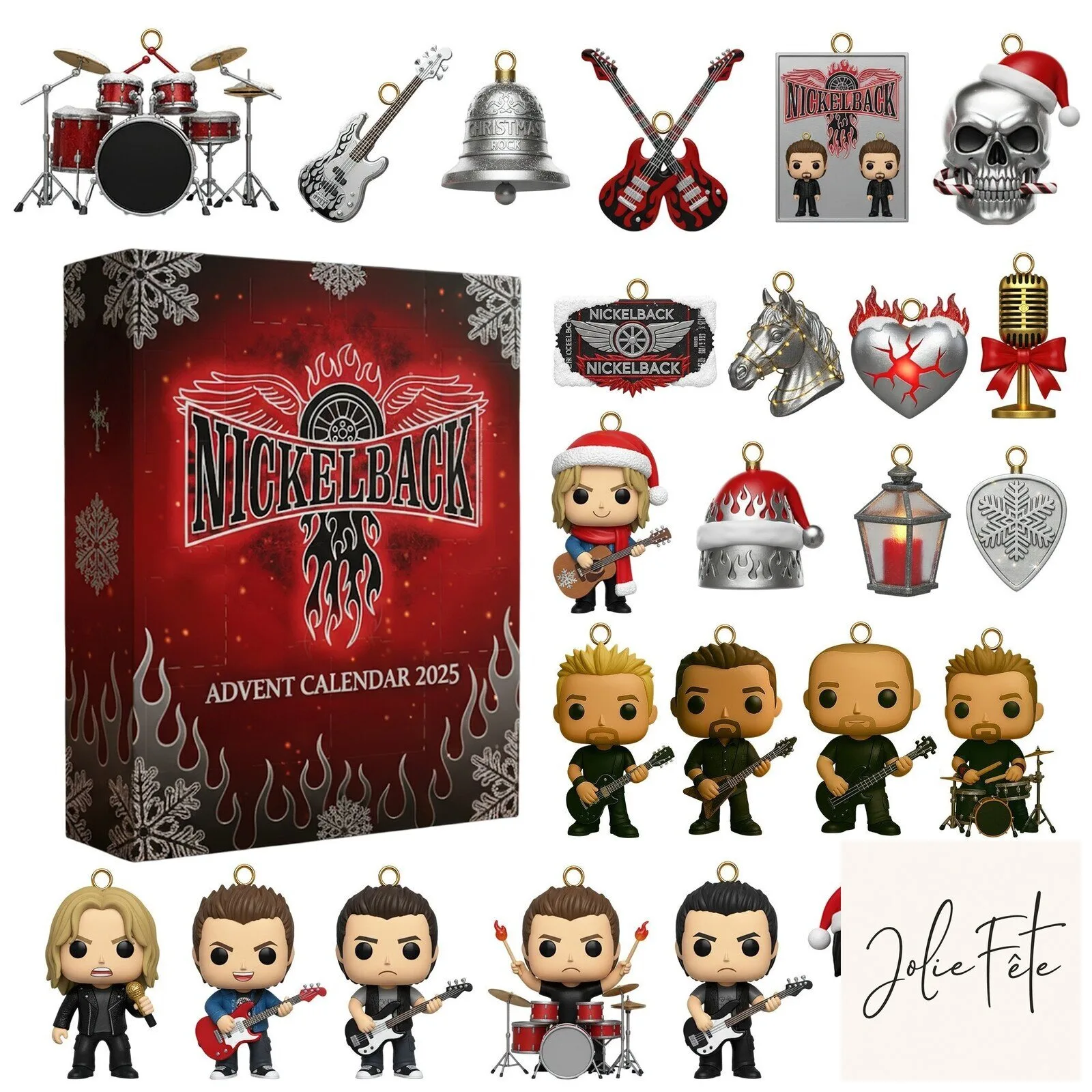 Nickelback Advent Calendar 2025 Christmas Countdown Holiday Gift Box
