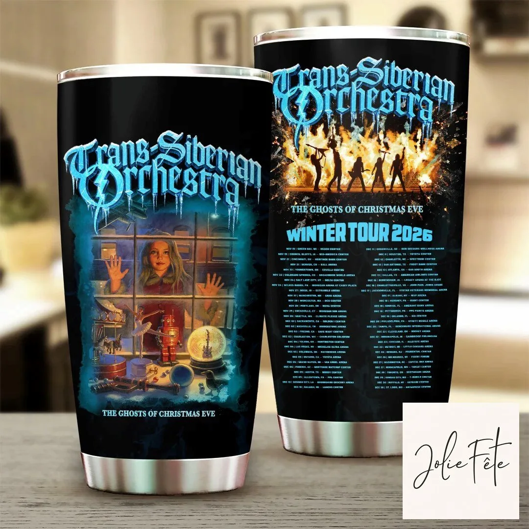 Winter Tour 2026 Tumbler for Trans-Siberian Orchestra: The Ghosts of Christmas Eve