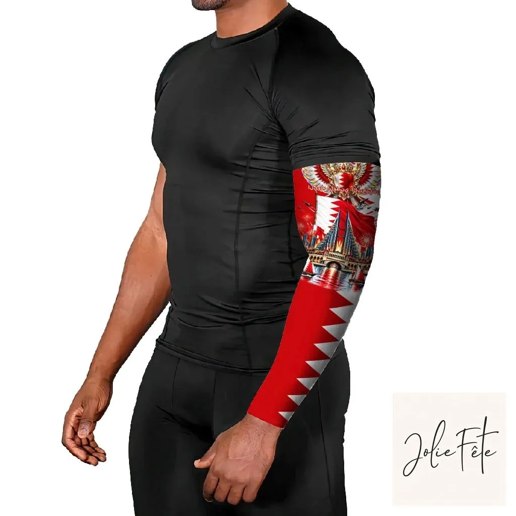 Bahrain National Day Flag Cultural Emblem Horse Knight Arm Sleeves 9 Bahrain National Day Flag Cultural Emblem Horse Knight Arm Sleeves