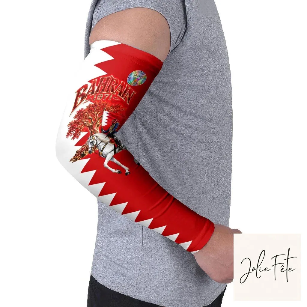 Bahrain National Day Flag Cultural Emblem Horse Knight Arm Sleeves 10 Bahrain National Day Flag Cultural Emblem Horse Knight Arm Sleeves