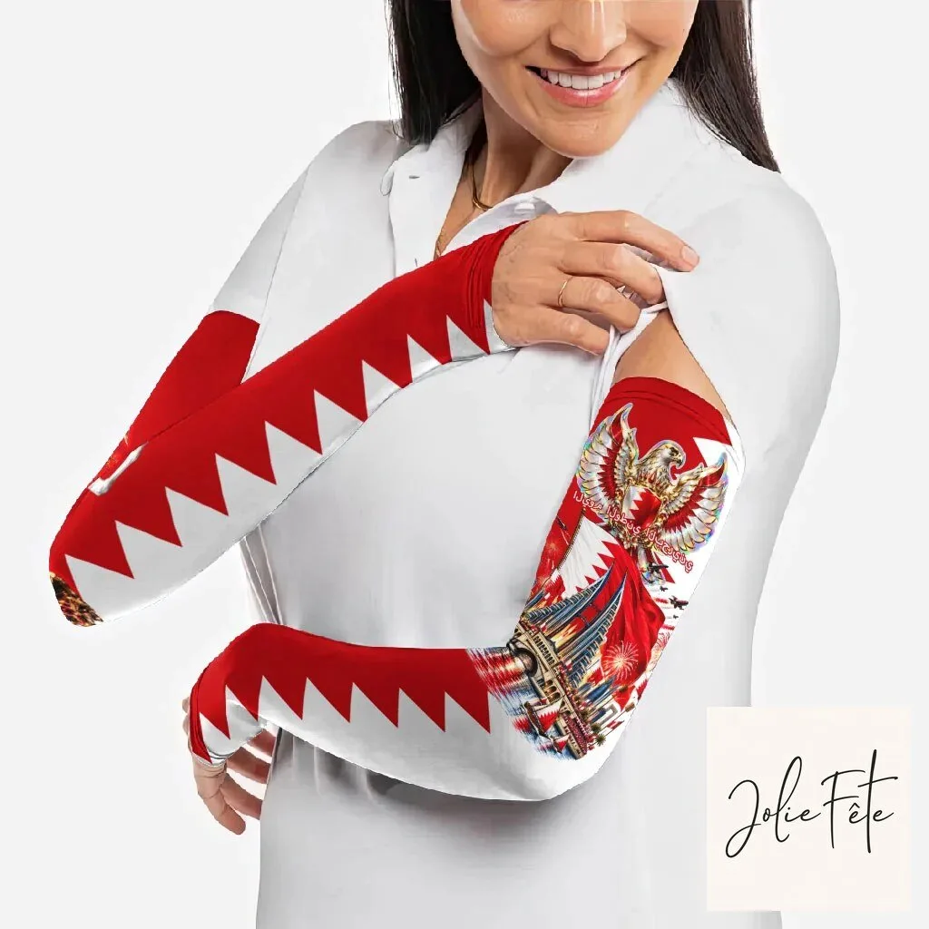 Bahrain National Day Flag Cultural Emblem Horse Knight Arm Sleeves 13 Bahrain National Day Flag Cultural Emblem Horse Knight Arm Sleeves