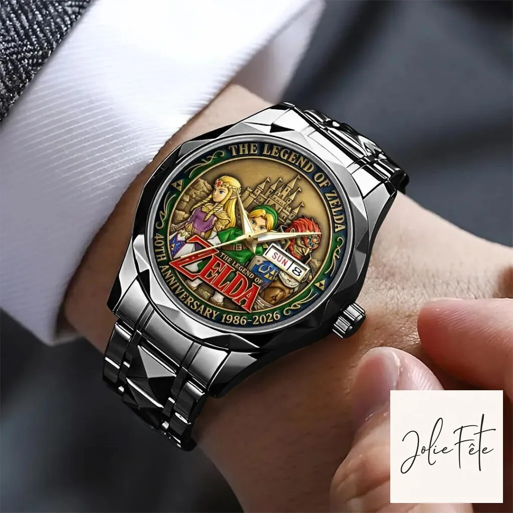 40th Anniversary Gold Quartz Watch for The Legend of Zelda 11 40th Anniversary Gold Quartz Watch for The Legend of Zelda