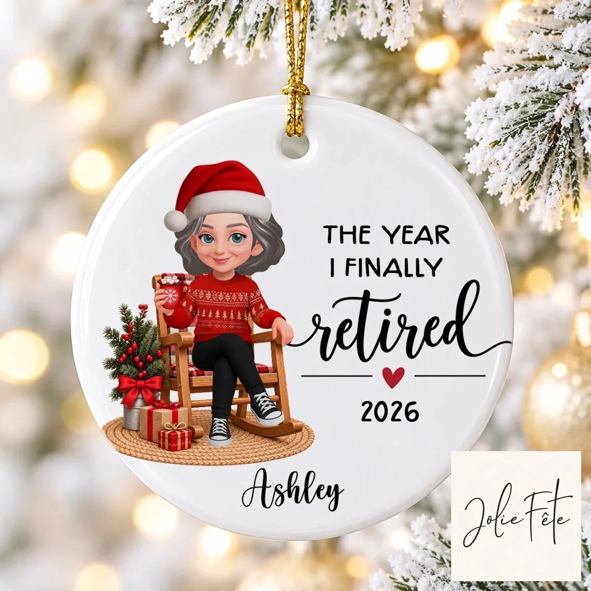 Personalized The Year I Finally Retired 2026 Christmas Ornament Gift 13 Personalized The Year I Finally Retired 2026 Christmas Ornament Gift