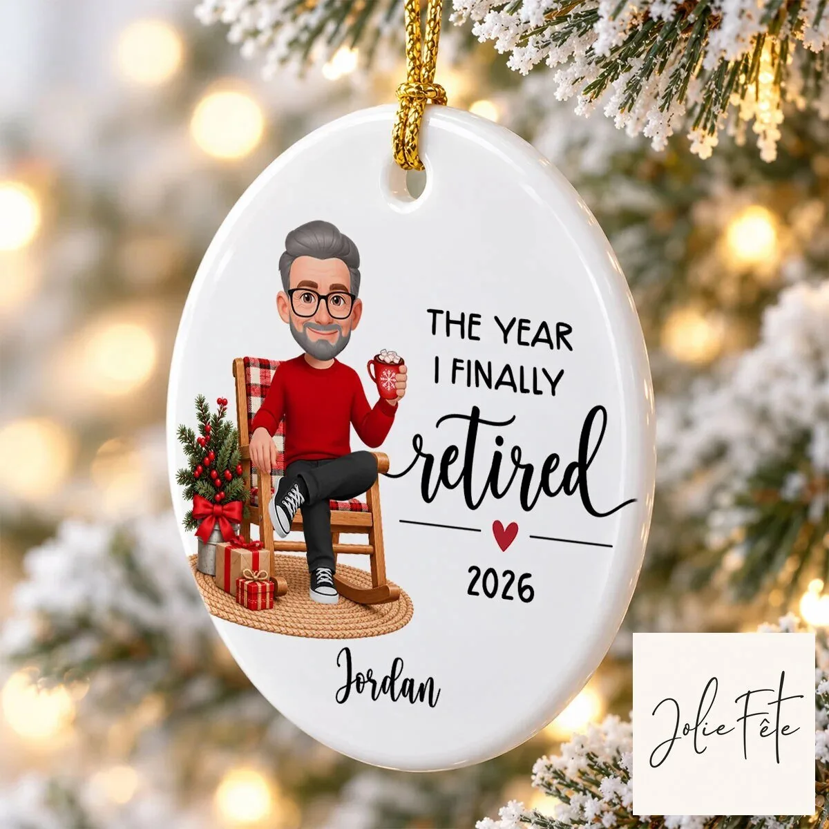 Personalized The Year I Finally Retired 2026 Christmas Ornament Gift 14 Personalized The Year I Finally Retired 2026 Christmas Ornament Gift