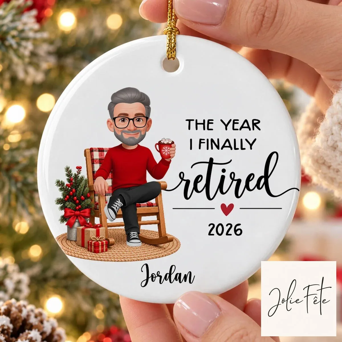 Personalized The Year I Finally Retired 2026 Christmas Ornament Gift 17 Personalized The Year I Finally Retired 2026 Christmas Ornament Gift