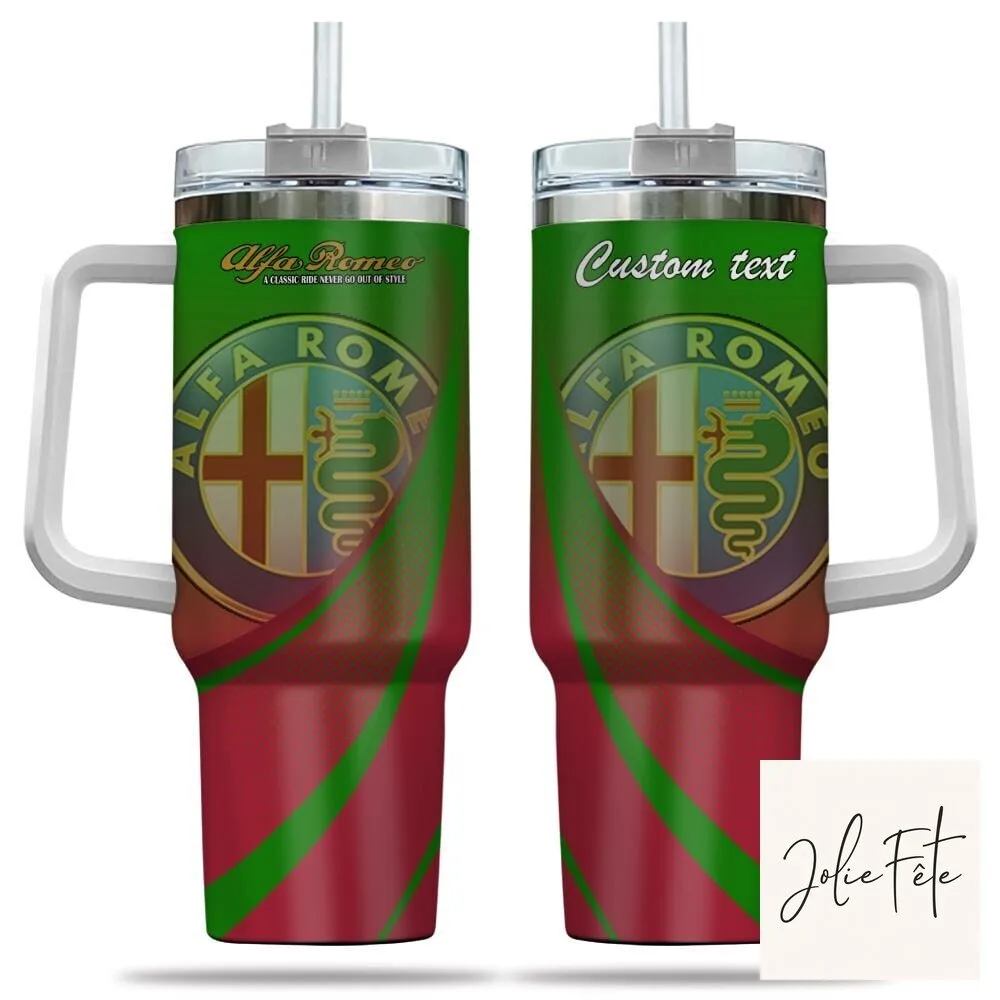 Alfa Romeo Custom Name 40oz Tumbler