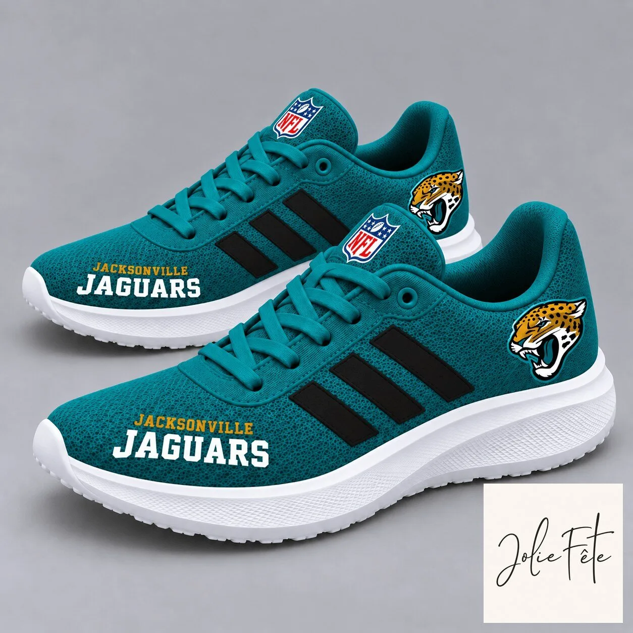 Jacksonville Jaguars NFL Team Logo Sport Sneakers Running Shoes