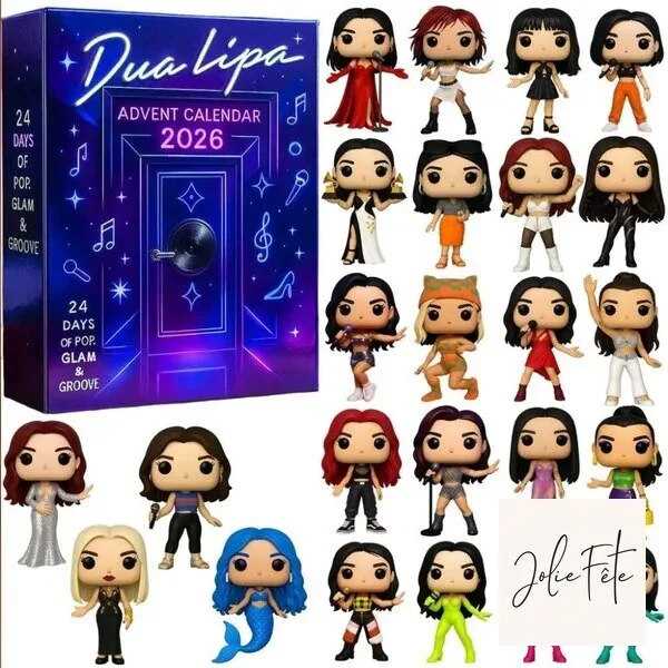 Dua Lipa Funko Pop Advent Calendar 2026 with 24 Days of Surprise Figurines