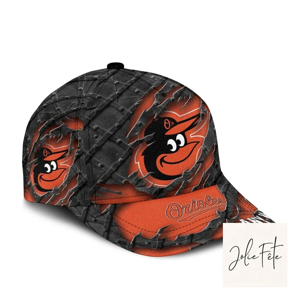 Baltimore Orioles Personalized Black Metal Design Baseball Cap Hat 10 Baltimore Orioles Personalized Black Metal Design Baseball Cap Hat