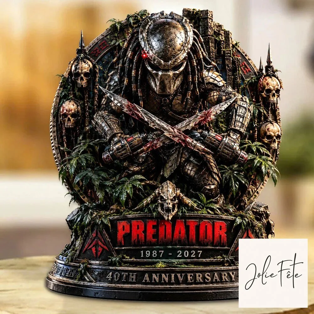 Predator 40th Anniversary 1987-2027 Custom Shape Acrylic Plaque