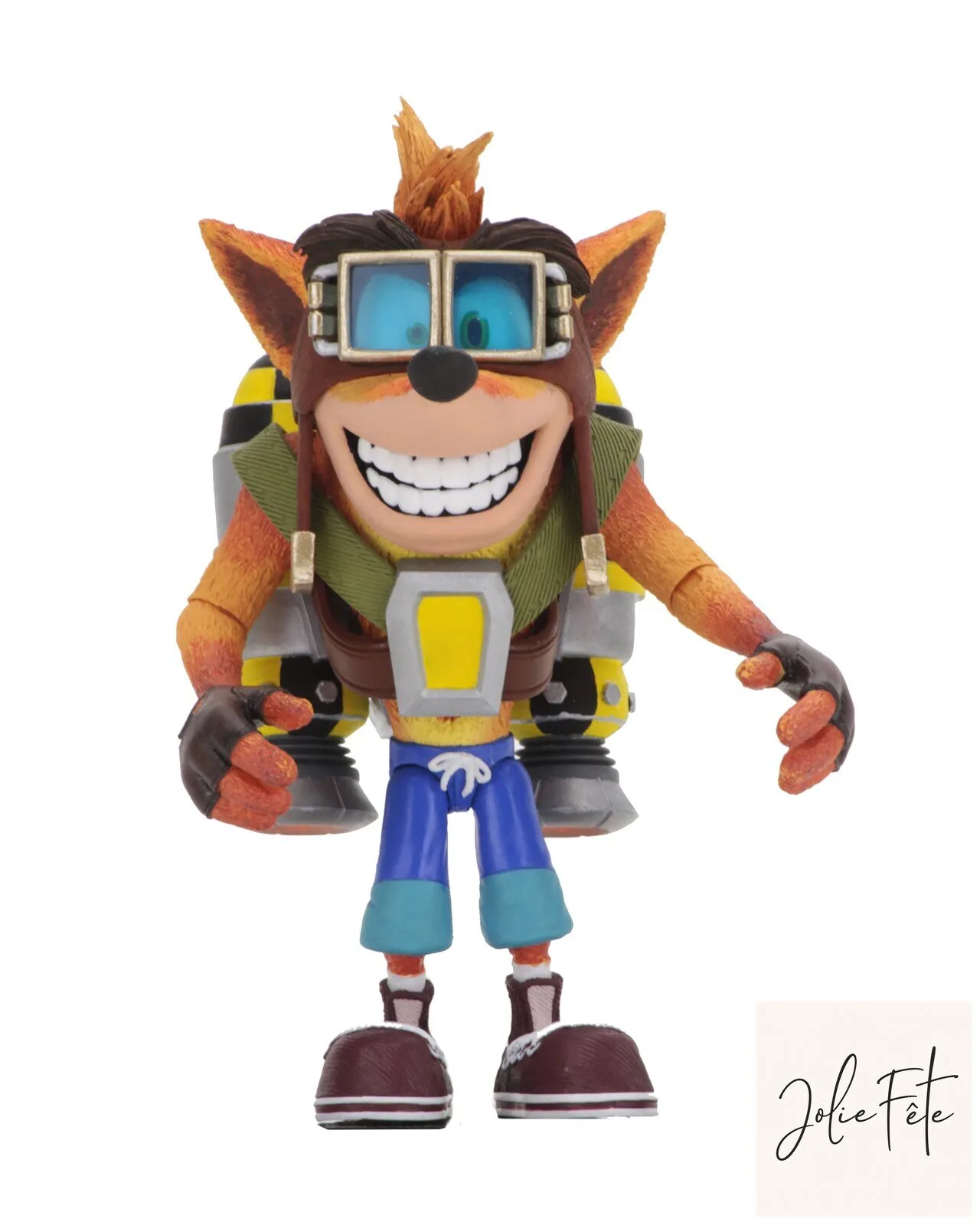 Crash Bandicoot Jetpack Action Figure Collectible Toy