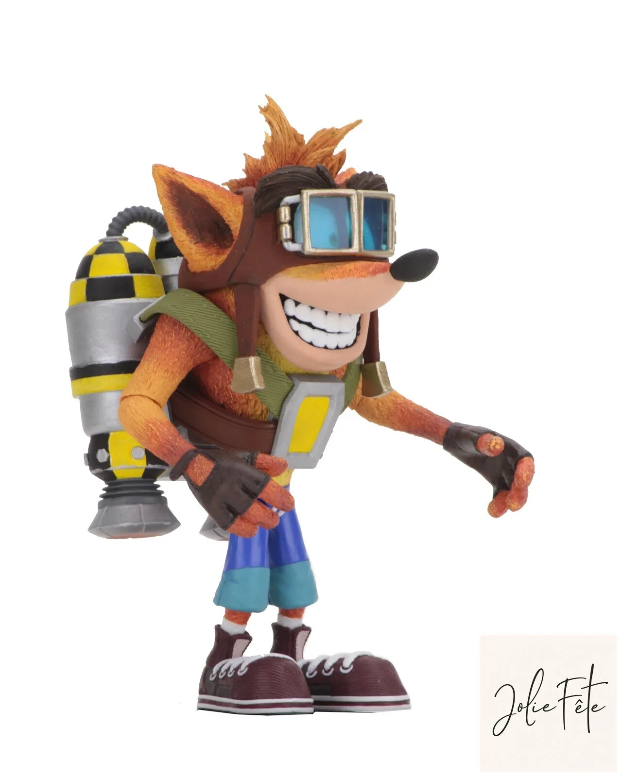 Crash Bandicoot Jetpack Action Figure Collectible Toy 14 Crash Bandicoot Jetpack Action Figure Collectible Toy