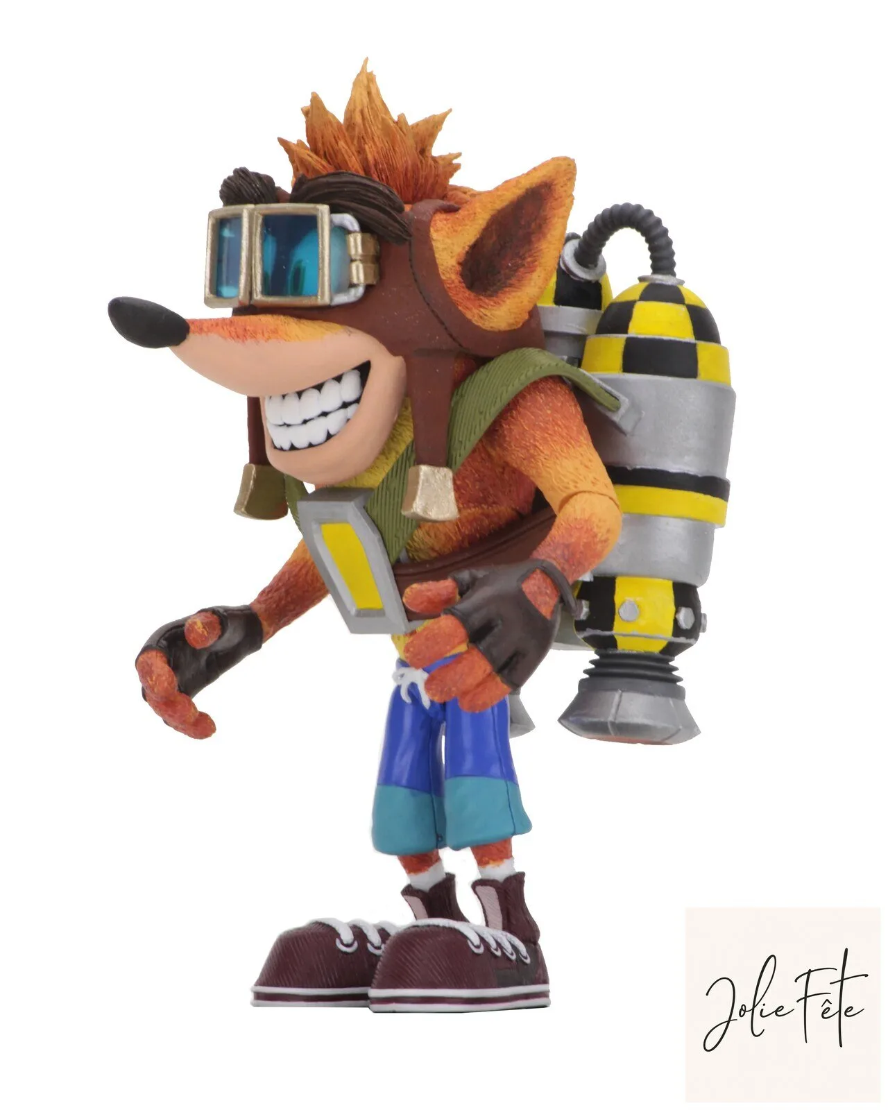 Crash Bandicoot Jetpack Action Figure Collectible Toy 15 Crash Bandicoot Jetpack Action Figure Collectible Toy