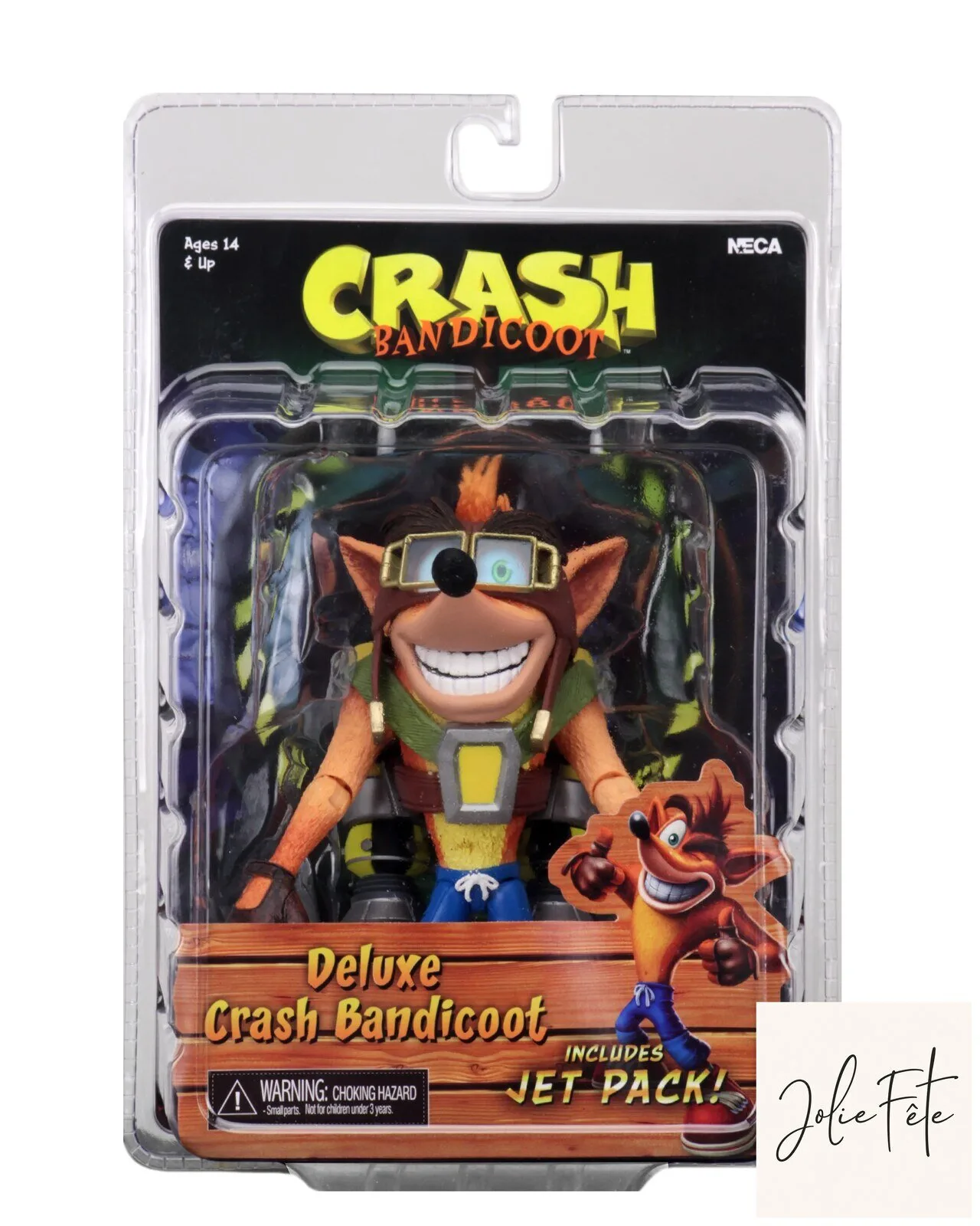 Crash Bandicoot Jetpack Action Figure Collectible Toy 20 Crash Bandicoot Jetpack Action Figure Collectible Toy