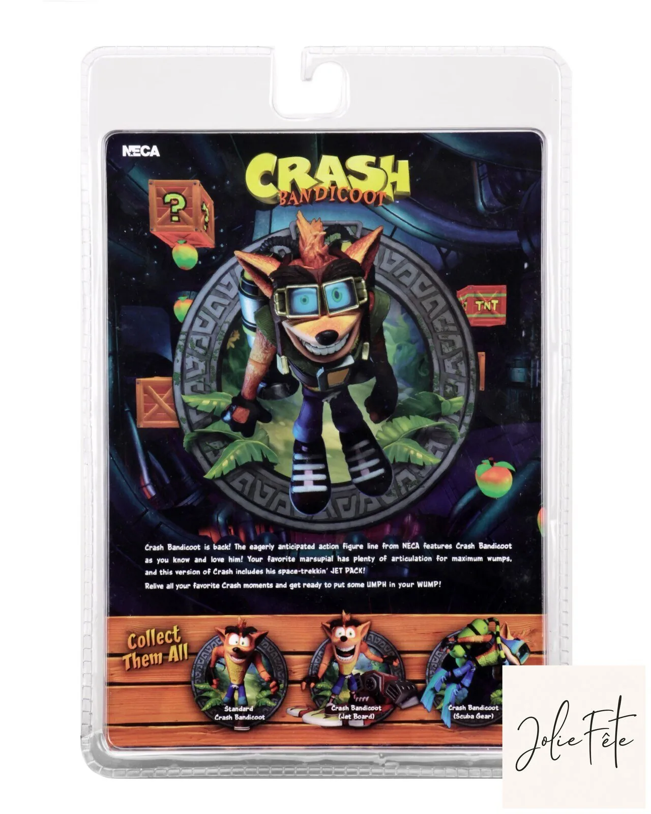 Crash Bandicoot Jetpack Action Figure Collectible Toy 21 Crash Bandicoot Jetpack Action Figure Collectible Toy