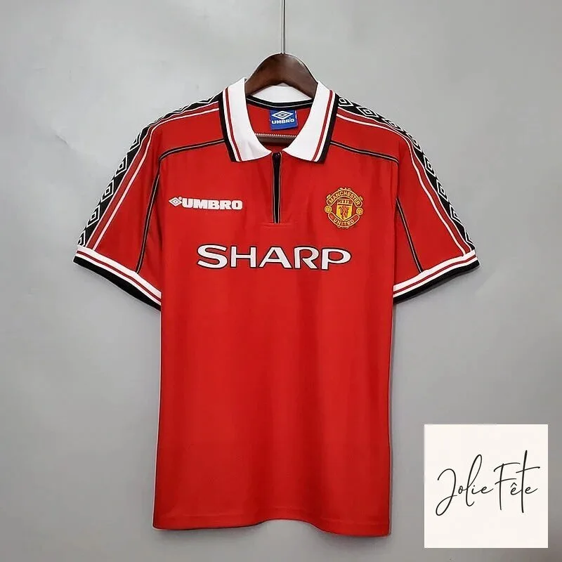 Manchester United 1998 Home Retro Football Jersey 2 Manchester United 1998 Home Retro Football Jersey