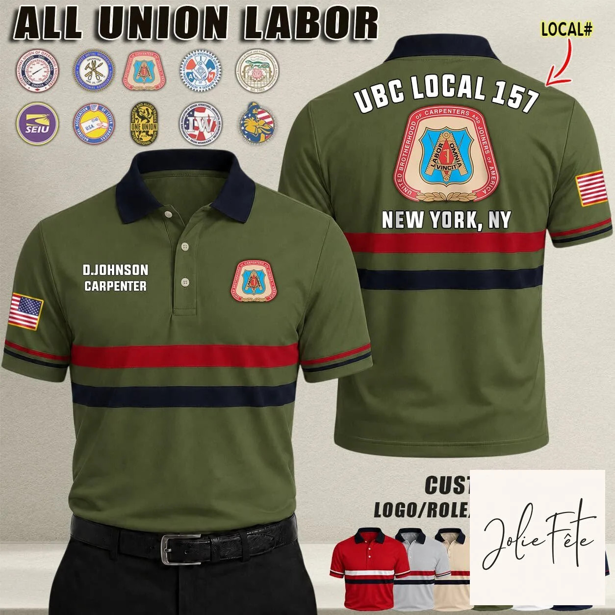 International Association of Bridge Structural Ornamental and Reinforcing Iron Workers Polo Shirt 13 International Association of Bridge Structural Ornamental and Reinforcing Iron Workers Polo Shirt