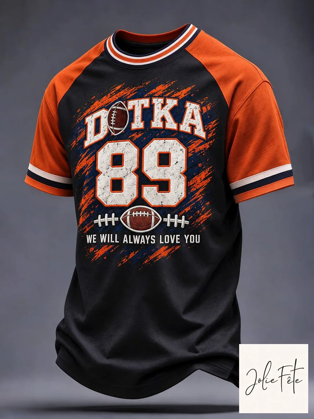Dotka 89 We Will Always Love You Football Fan Short-Sleeve T-Shirt 1 Dotka 89 We Will Always Love You Football Fan Short-Sleeve T-Shirt