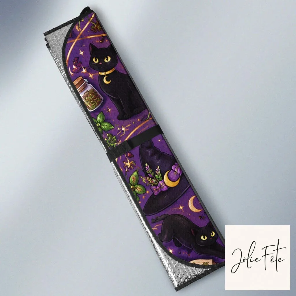 Kitchen Witch Mystical Wiccan Magic Herb Cauldron Black Cat Car Sunshade 9 Kitchen Witch Mystical Wiccan Magic Herb Cauldron Black Cat Car Sunshade