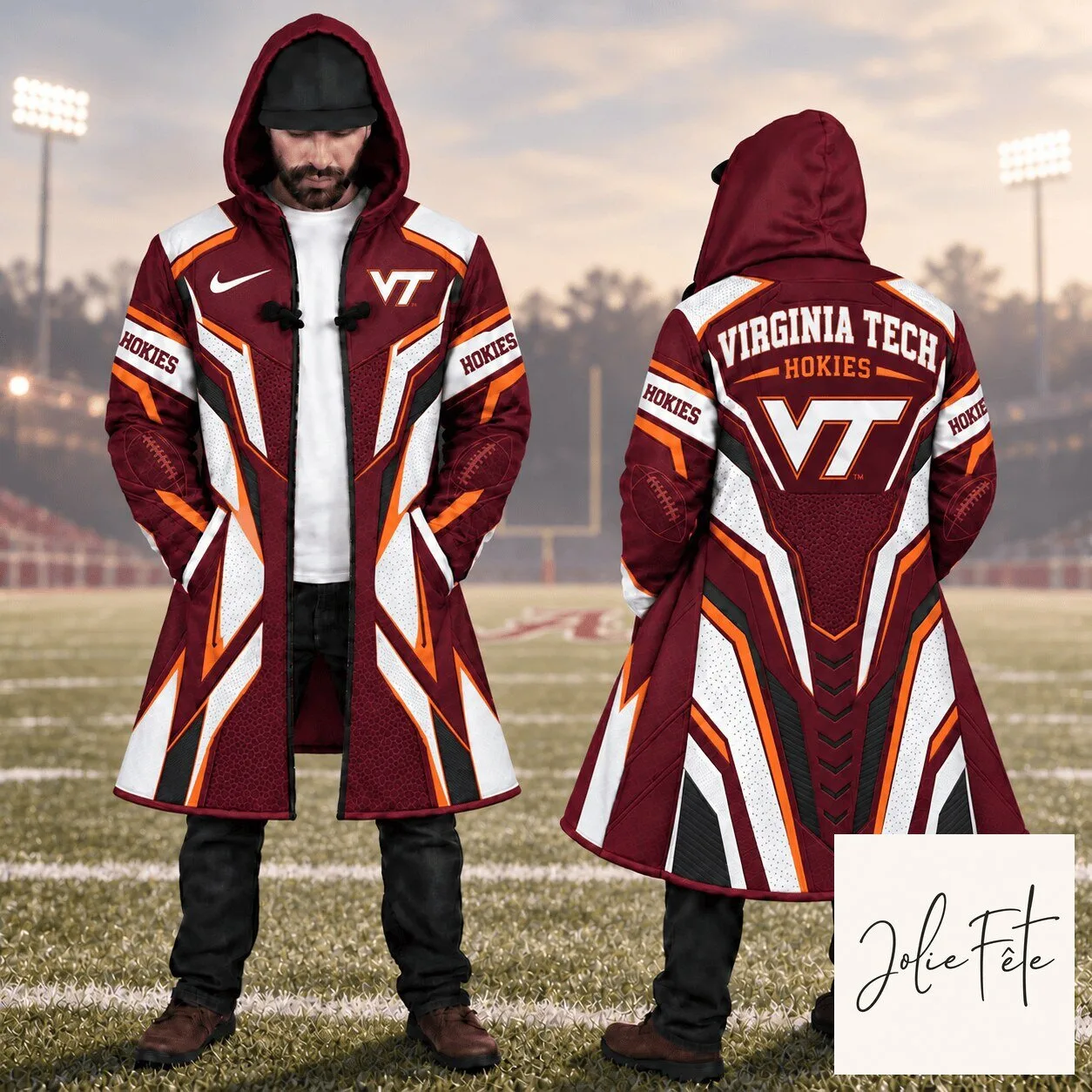 Virginia Tech Hokies Football Team Premium Cloak Jacket