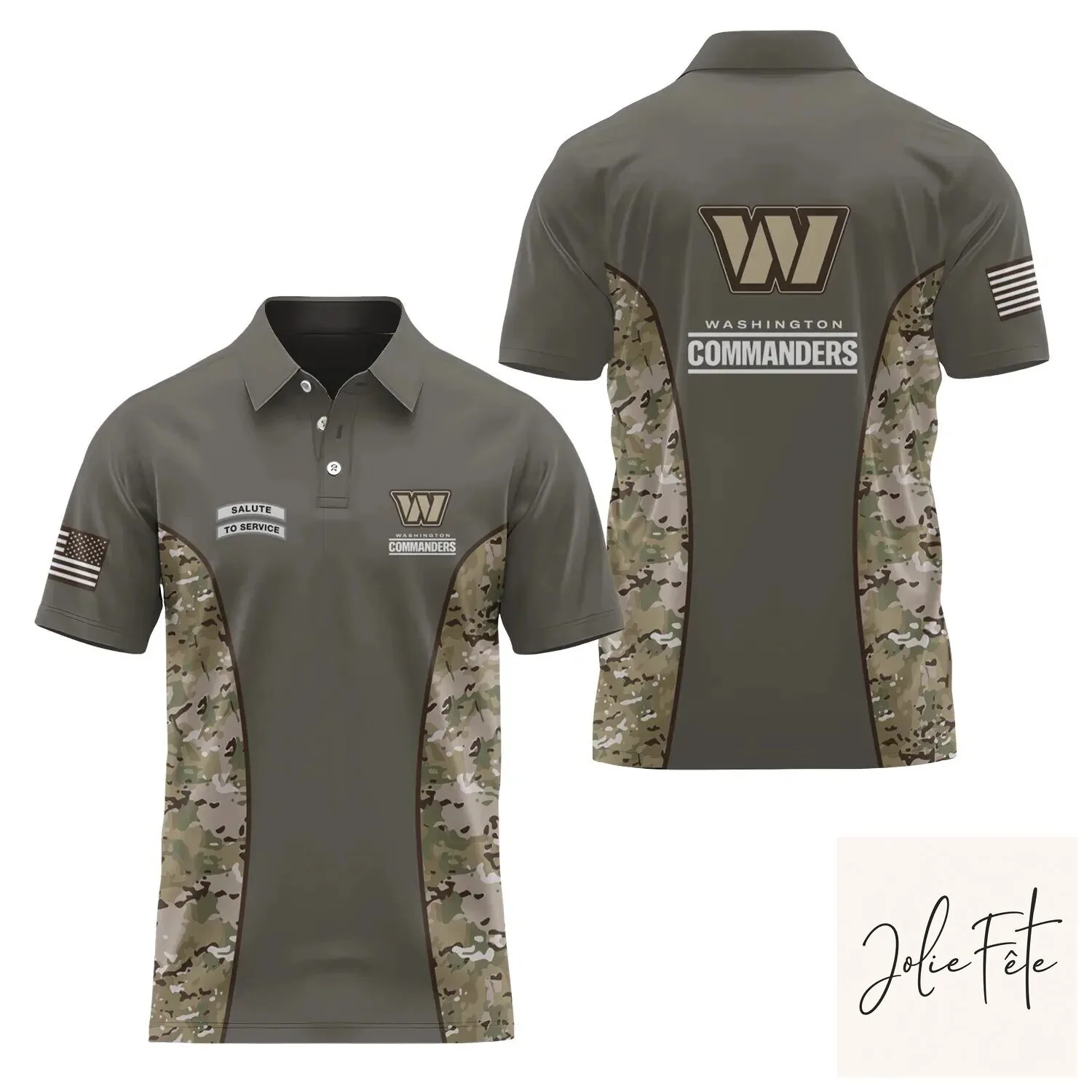 Washington Commanders Salute To Service Camouflage Military Appreciation Polo Shirt 4 Washington Commanders Salute To Service Camouflage Military Appreciation Polo Shirt