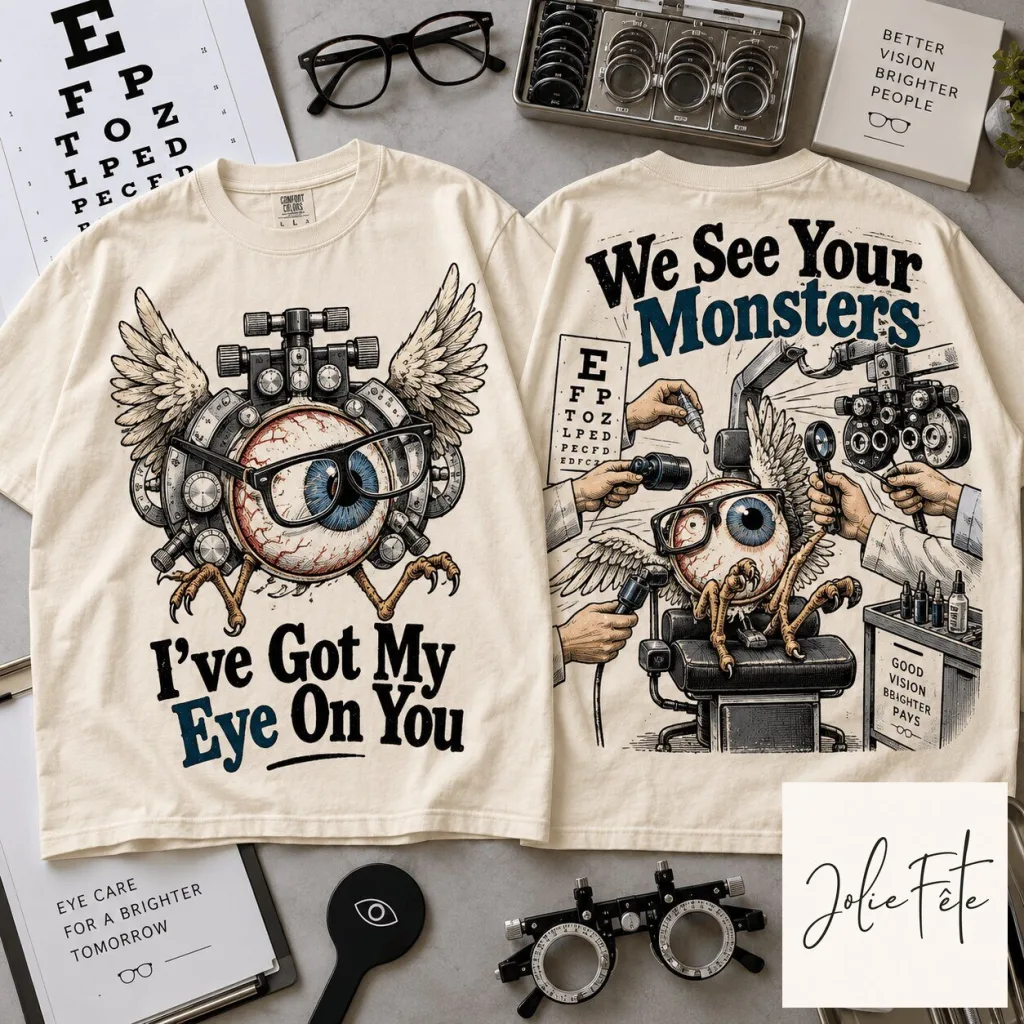 Flying Eyeball Eye Doctor Optometrist Vision Care Funny T-Shirt Flying Eyeball Eye Doctor Optometrist Vision Care Funny T-Shirt