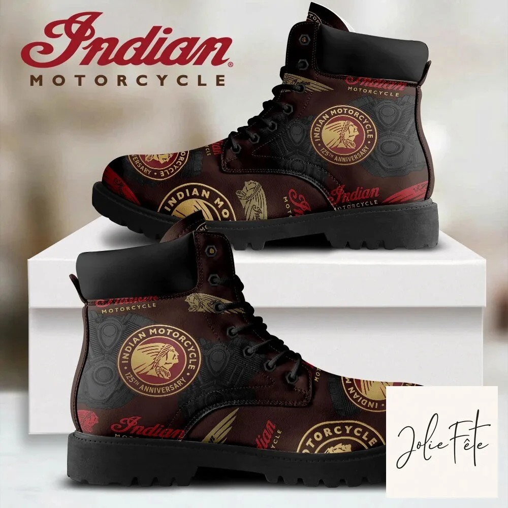 Indian Motorcycle 125th Anniversary All-Season Leather Boots 1 Indian Motorcycle 125th Anniversary All-Season Leather Boots