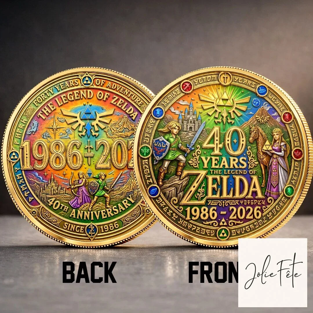 Commemorative Coin for 40th Anniversary of The Legend of Zelda Collectibles