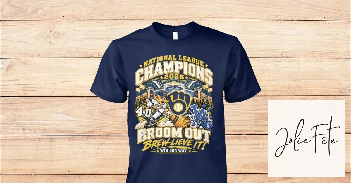2026 T-Shirt Celebrating Milwaukee Brewers National League Championship