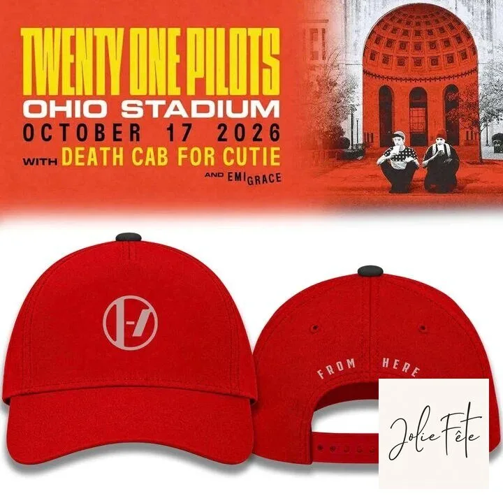 October 2026 Red T-Shirt for the Twenty One Pilots Concert at Ohio Stadium 7 October 2026 Red T-Shirt for the Twenty One Pilots Concert at Ohio Stadium