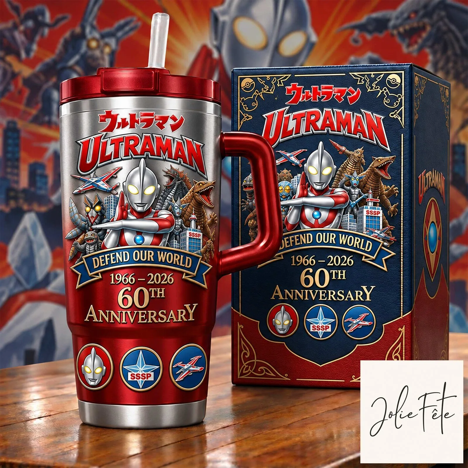 Ultraman 60th Anniversary Defend Our World Stainless Steel Insulated Tumbler 7 Ultraman 60th Anniversary Defend Our World Stainless Steel Insulated Tumbler