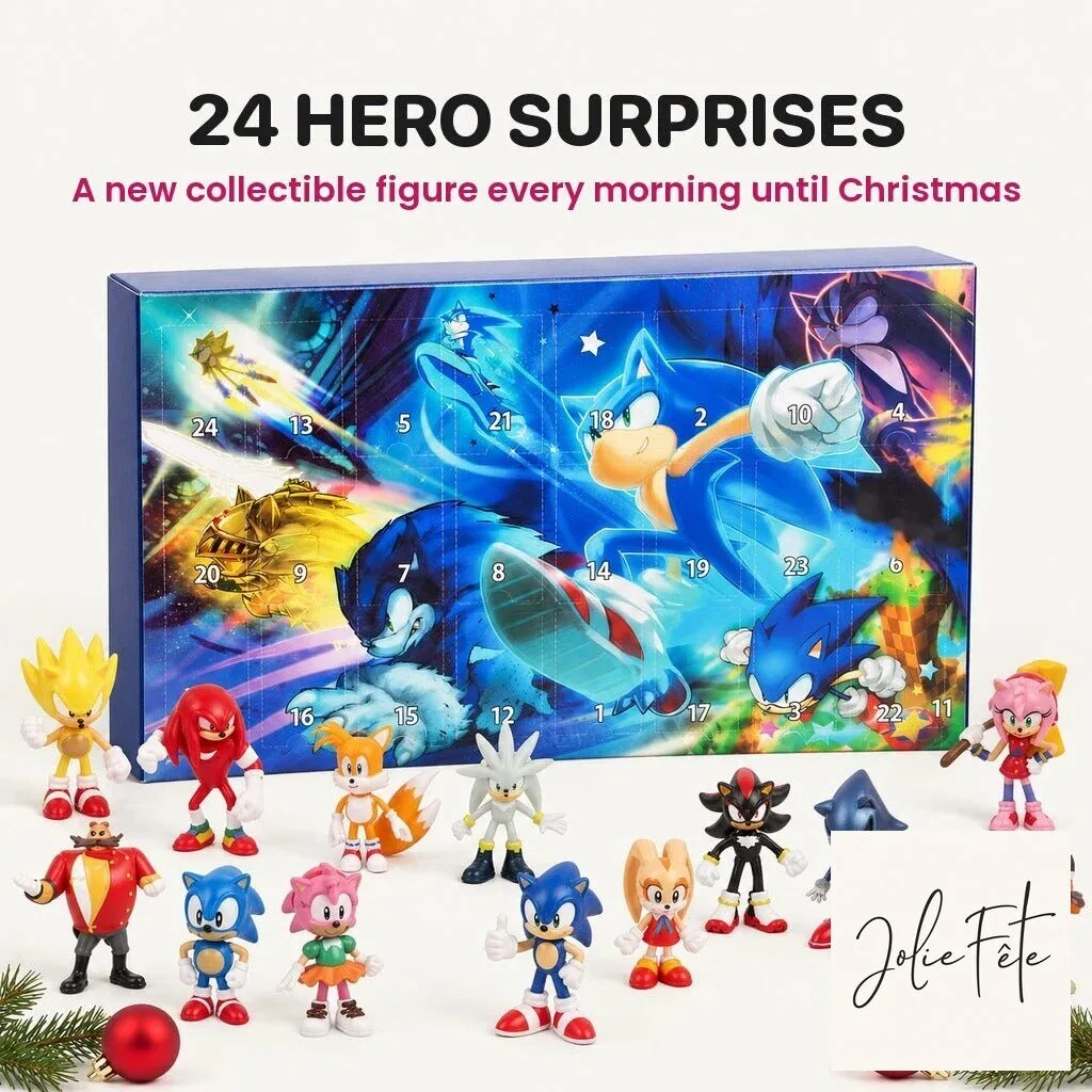 Sonic The Hedgehog 24 Hero Surprises Christmas Countdown Advent Calendar 2D 1 Sonic The Hedgehog 24 Hero Surprises Christmas Countdown Advent Calendar