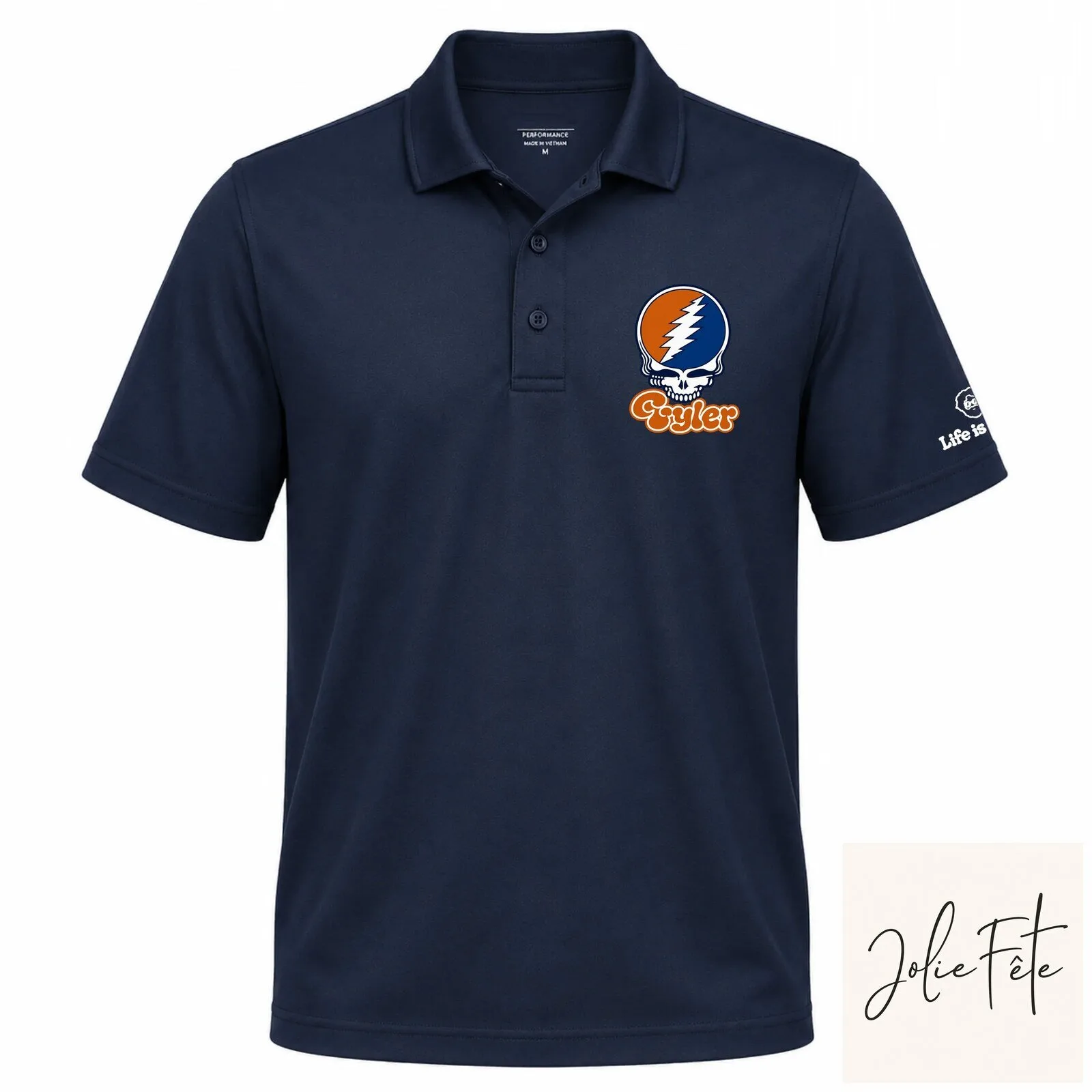 Grateful Dead Steal Your Face Chicago Bears Tyler Personalized Polo Shirt 7 Grateful Dead Steal Your Face Chicago Bears Tyler Personalized Polo Shirt