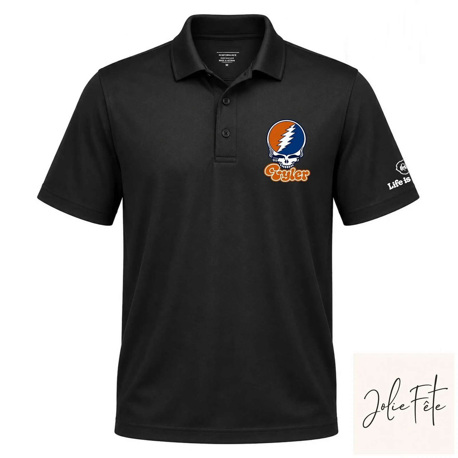 Grateful Dead Steal Your Face Chicago Bears Tyler Personalized Polo Shirt 8 Grateful Dead Steal Your Face Chicago Bears Tyler Personalized Polo Shirt